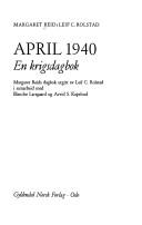 Cover of: April 1940: en krigsdagbok