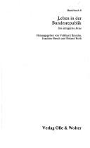 Cover of: Leben in der Bundesrepublik: d. alltägliche Krise