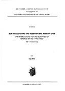 Cover of: Zur Überlieferung und Rezeption des 'Kudrun'-Epos: eine Untersuchung von drei europäischen Liedbereichen des "Typs Südeli"