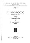 Il Marzocco, Firenze, 1896-1932 by Clementina Rotondi