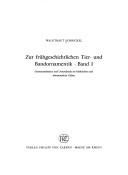 Cover of: Zur frühgeschichtlichen Tier- und Bandornamentik by Waltraut Schrickel, Waltraut Schrickel