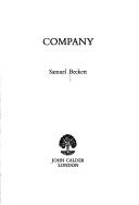Cover of: Company by Samuel Beckett