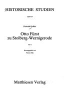 Otto Fürst zu Stolberg-Wernigerode by Heinrich Heffter