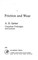Cover of: Friction and wear