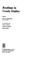 Cover of: Readings in Creole studies by edited by Ian F. Hancock, in collaboration with Edgar Polome, Morris Goodman, Bernd Heine.