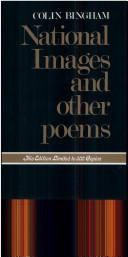 Cover of: National images and other poems