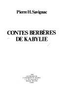 Cover of: Contes berbères de Kabylie