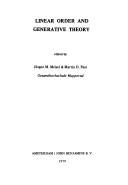 Cover of: Linear order and generative theory