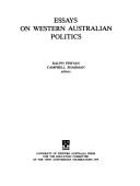 Cover of: Essays on Western Australian politics