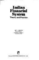 Cover of: Indian financial system: theory and practice