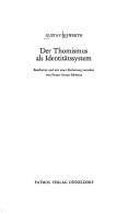 Der Thomismus als Identitätssystem by Siewerth, Gustav