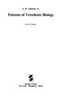 Cover of: Patterns of vertebrate biology
