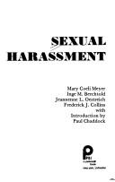 Cover of: Sexual harassment