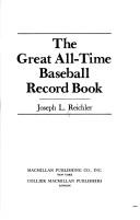 Cover of: The great all-time baseball record book