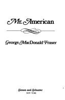 Cover of: Mr. American by George MacDonald Fraser