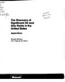 Cover of: The discovery of significant oil and gas fields in the United States by Richard Nehring