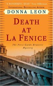 Cover of: Death At La Fenice by Donna Leon