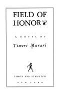 Cover of: Field of honor