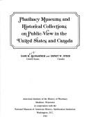 Pharmacy museums and historical collections on public view in the United States and Canada by Sami Khalaf Hamarneh