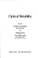 Optical bistability by International Conference on Optical Bistability (1980 Asheville, N.C.)