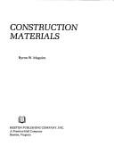 Cover of: Construction materials