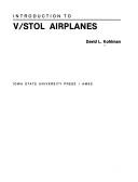 Cover of: Introduction to V/STOL airplanes by David L. Kohlman