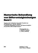 Cover of: Tagung an der Technischen Universität Clausthal vom 29. September bis 1. Oktober 1980 über "Numerische Behandlung von Rand- und Eigenwertaufgaben mit partiellen Differentialgleichungen"