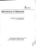 Cover of: Mechanics of materials