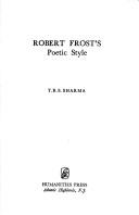 Cover of: Robert Frost's poetic style
