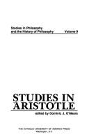 Cover of: Studies in Aristotle | 