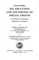 Cover of: Sex education and counseling of special groups by Warren Russell Johnson