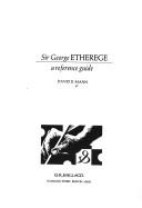 Cover of: Sir George Etherege: a reference guide