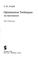 Cover of: Optimization techniques