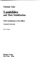Cover of: Landslides and their stabilization