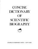 Cover of: Concise dictionary of scientific biography.