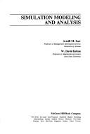 Cover of: Simulation modeling and analysis by Averill M. Law