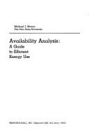 Cover of: Availability analysis: a guide to efficient energy use