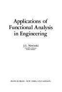 Cover of: Applications of functional analysis in engineering