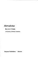 Cover of: Herodotus by J. A. S. Evans