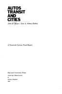 Cover of Autos, transit, and cities