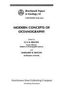 Cover of: Modern concepts of oceanography