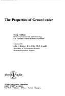 Cover of: The properties of groundwater