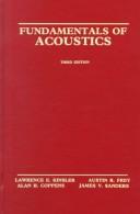 Cover of: Answers and selectedsolutions for Fundamentals of acoustics