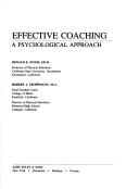 Cover of: Effective coaching: a psychological approach