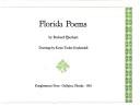 Cover of: Florida poems