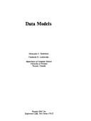 Cover of: Data models