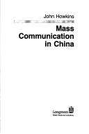 Cover of: Mass communication in China