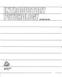 Cover of: Introductory psychology