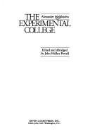 Cover of: The Experimental College by Meiklejohn, Alexander