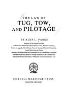 Cover of The law of tug, tow, and pilotage